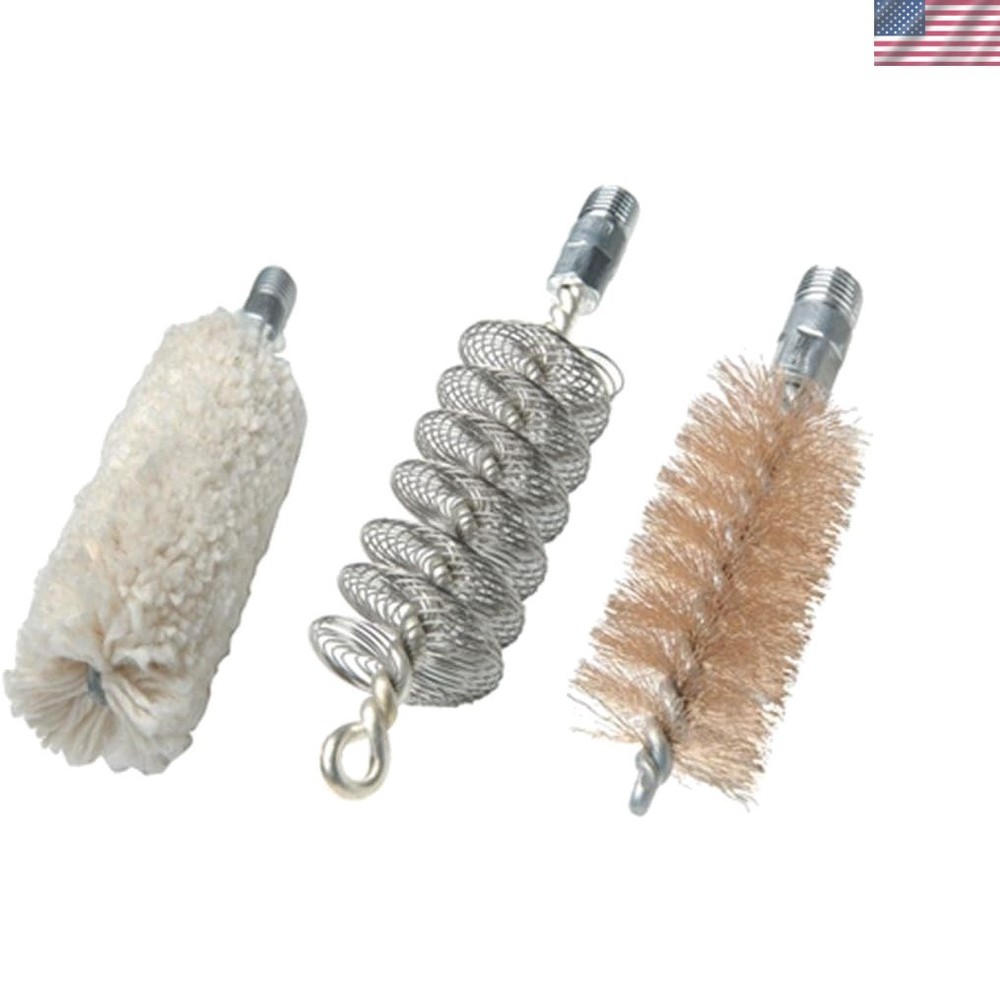 Essential 3-Pack Brush/Swab Kit for 12 Gauge Shotgun – Total Cleaning Solution