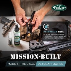 Green Gun Lubricant and Cleaner Bio Based Minty Scent CLP for Firearms