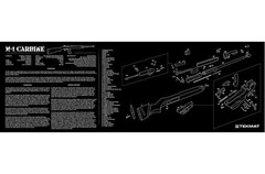 TekMat M1 Gun Cleaning Mat,12x36in,Black 36-M1CARBINE: TEK-36-M1-CARB