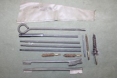 US Military Issue Rifle and Pistol Gun Cleaning Kit A2 Buttstock Pouch .223 5.56