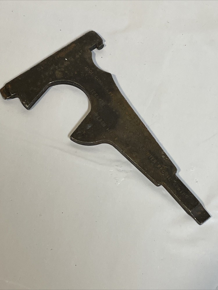 US Army M1918 Combination Spanner Tool USGI Rifle Adjustment .30 Cal 72C6450 Vtg