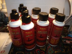 Outers Gun Oil and Bore Cleaner, 2 oz bottles, 4 bottles each