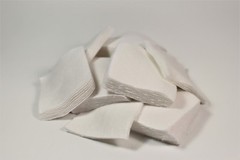 .35-.45 CALIBER/410 GA/8-9MM DRY 2″ SQUARE COTTON PATCHES QTY. 100 / EMSS2043