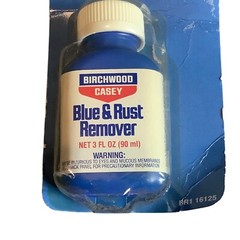 Birchwood Casey Blue & Rust Remover 3 Fl Oz Solution Metal Surfaces Instruments