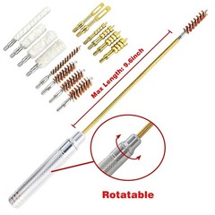 Universal Gun Cleaning Kit 19 Piece Cleaning Supplies for 22 357 38 45 9mm