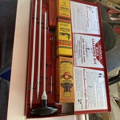VINTAGE OUTERS GUNSLICK RIFLE GUN CLEANING KIT NO. 477 IN METAL BOX, With Box