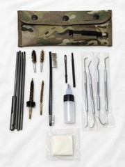 USGI Military Universal Weapon Cleaning Kit Multicam Pouch #G59j
