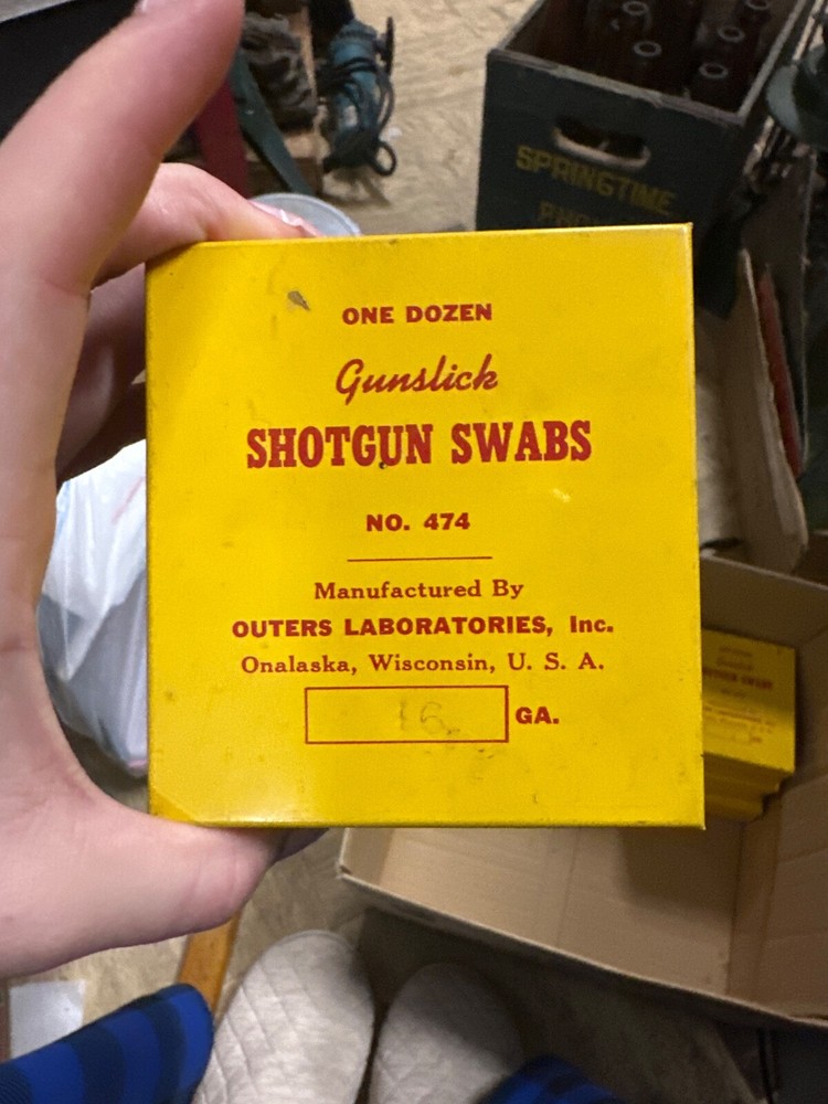 One dozen gunslick shotgun swabs No.474 onalaska wisconsin outers