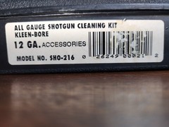 Kleen-Bore; Shotgun Cleaning Kit,12 Gauge Accessories