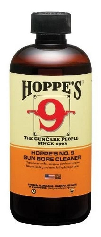 Hoppe’s No. 9 Gun Bore Cleaning Solvent w/ Child Proof Cap 1 Quart Bottle – 932