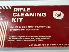 Vintage NOS Outers .22 Caliber Rifle Cleaning Kit No. P-477 In Original Box