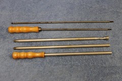 Marble’s Shotgun Cleaning Kit Orange Tin Rifle Shotgun Rods Brushes Patches Oil