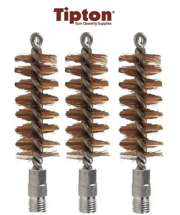 Tipton Bore Brush 20 Gauge 5/16 x 27 Thread Bronze 3 Pack # 215223 New!