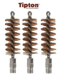 Tipton Bore Brush 20 Gauge 5/16 x 27 Thread Bronze 3 Pack # 215223 New!