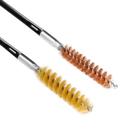 2PCS Handgun Cleaning Kit with Bronze Nylon Bore Brush & Rod