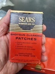 Vintage Sears Roebuck and Co. No.2140 12-16 ga Gun Cleaning Kit Metal Case