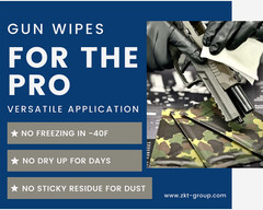 ZKT Saturated gun cleaning wipes