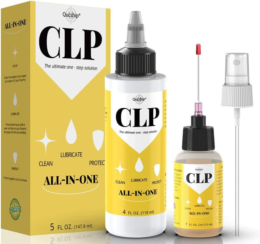 Gun Cleaning Kit CLP and Lubricant – 4 oz & 1 oz Needle Oiler