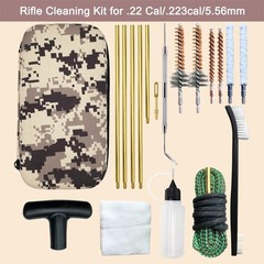 Versatile Gun Cleaning Kit for 22LR, .223Cal & 5.56 – Complete Maintenance Setup