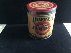 Vintage Hoppe’s Gun Cleaning Patches .38 /.45 Caliber & 410 to 20 gauge 1937