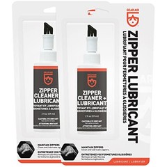 GEAR AID Zipper Cleaner & Lubricant with Zipper Teeth Brush Gear Repair Kit, Cle