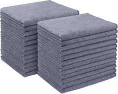 AIDEA 24PK Microfiber Cleaning Cloths Car Home Kitchen Absorbent Soft Towels