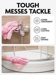 Fantasticlean Microfiber Cleaning Cloth Roll -75 Pack Tear Away Microfiber