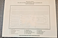 42 Pc Gun Cleaning Kit In Wood Case New Open Pack