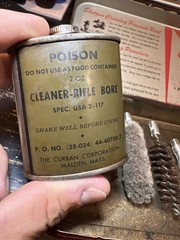 1960’s Outers Gunslick Shotgun Cleaning Kit 12 ga. & Extras Curran Bore Cleaner