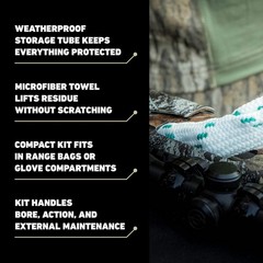 Mossy Oak CLP Shotgun Care Combo Kit – 20 Gauge Cleaning Essentials with Bore…