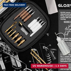 GLORYFIRE Universal Gun Cleaning Kit Fits .22 .357/9mm .38 .40 .45 Cal Handguns