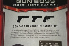 Real Avid AVGCK310-P Gunboss Handgun Compact Cleaning Kit Brand New Sealed