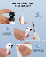 20in1 AirPods Cleaner Kit Multi Tool Brush Spray Keyboard Screen Cleaning