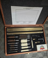 Vintage Gunmaster Universal Gun Cleaning Kit UGC 76W in Wood Box-Unused