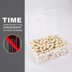 Efficient Cleaning Solution with 300 Felt Pellets for .22 Caliber Firearms