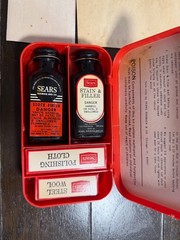 Vintage Sears Roebuck & Co. Gun Stock Finish Kit No. in Red Box