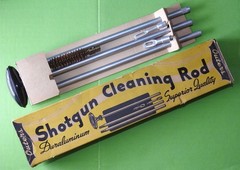Vintage OUTERS Shotgun Cleaning Rod with Tips, 32″ Rod, Duraluminum