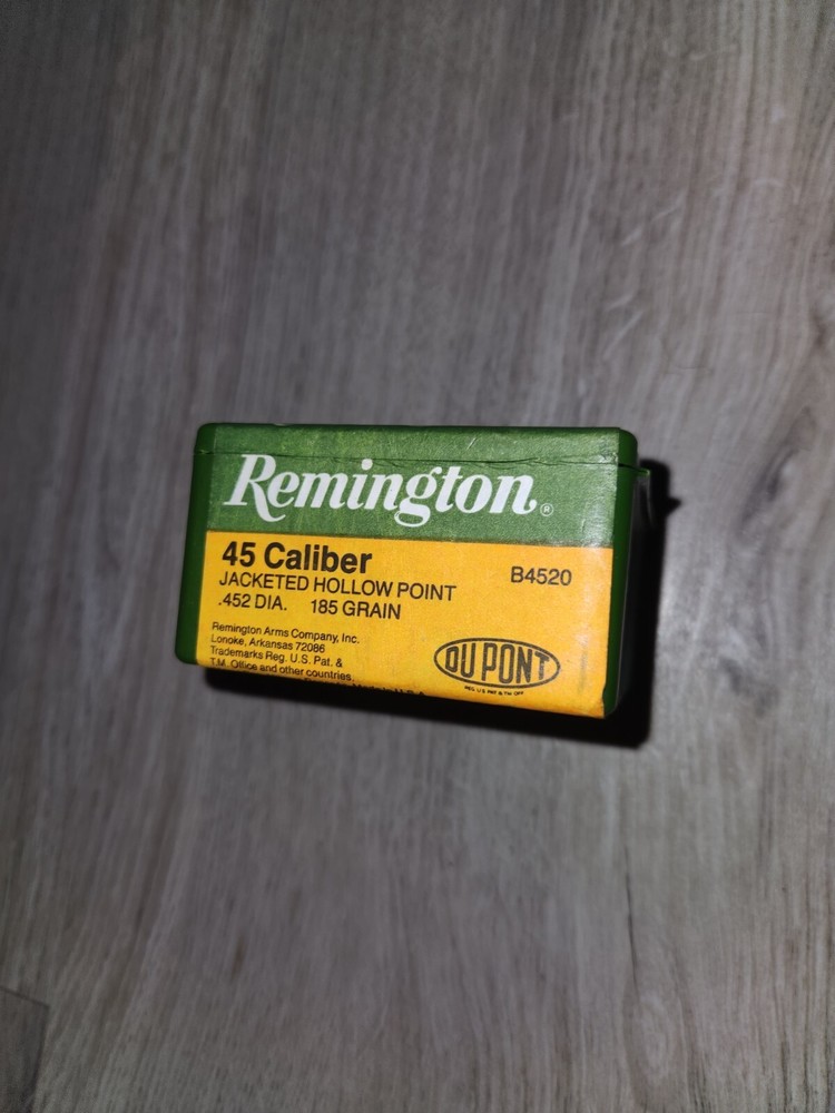Dupont Remington .45caliber box vintage EMPTY