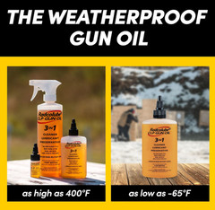 3-In-1 CLP Gun Oil, Lubricates & Preserves All Types of Firearms, Military-Grade