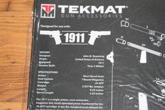 TekMat Ultra 1911 Gun Cleaning Deluxe Mat. 20″x15″