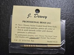 J. Dewey 22J Brass Jag Female Threads