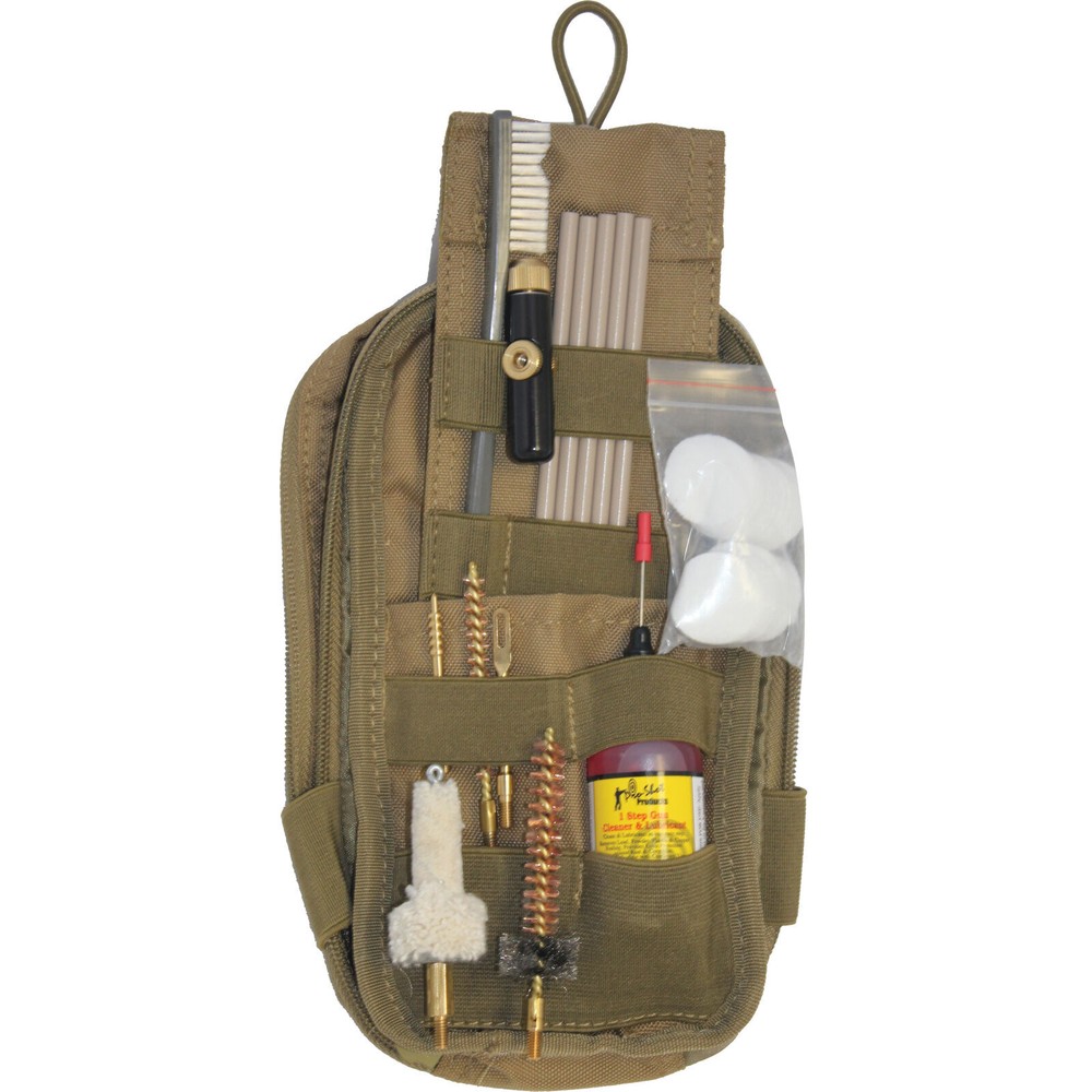Pro-Shot .223 Cal/5.56mm Riffle Cleaning Kit with Coyote Tactical Carry Pouch