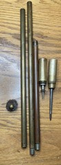 Antique C. M. Powers Brass Gun Cleaner