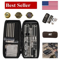 Portable & Convenient Cleaning Kit for Rifles and Handguns – includes Brushes