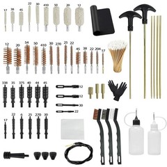 Universal Gun Cleaning Kit – All Caliber Shotguns, Rifles & Pistols, Brass Rods,