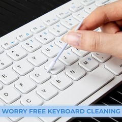 200 Foam Cleaning Swabs – Versatile 2.56” Sticks for Printers, Cameras & More