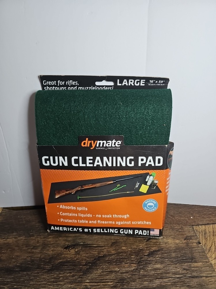 Drymate Gun Cleaning Pad Mat Traditional Green, Shotgun Rifle 16×54
