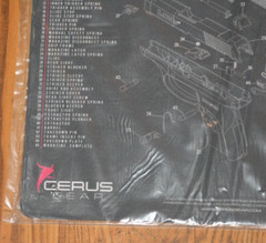 Cerus Gear Ruger LC9 Pistol Cleaning Mat 12″ x 17″ – Black