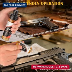 3.7oz CLP Gun Cleaning Oil Needle Oiler & Gun Cleaner and Oil Spray Includes Reu