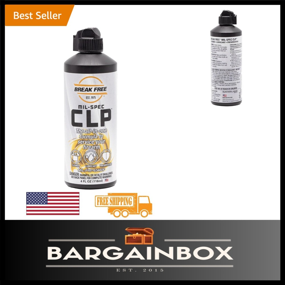 Lightweight & Effective 4 Oz CLP Cleaner for Firearms – Protects & Cleans